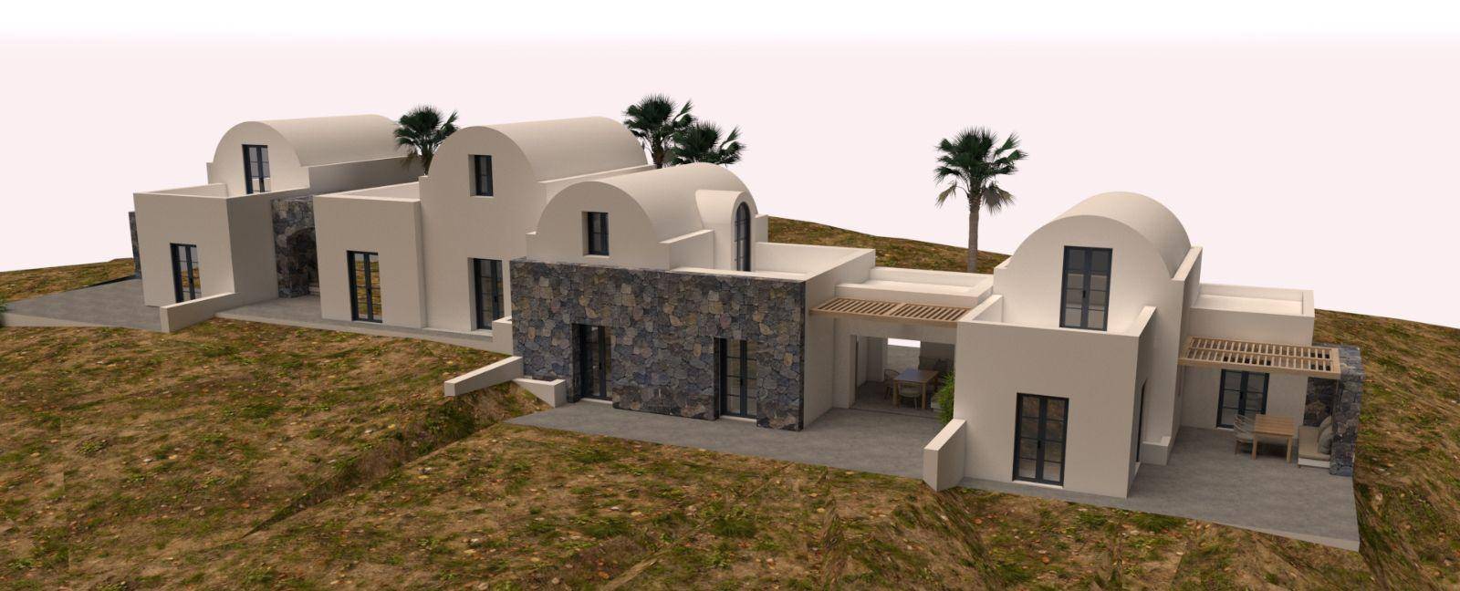 Duplex, new, 147 m², Thira, Santorini