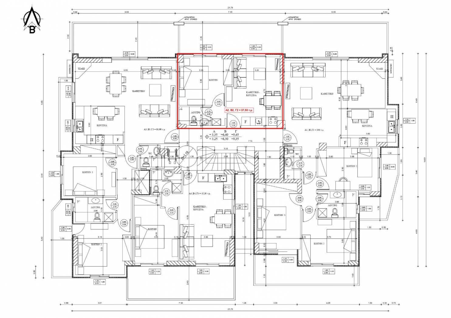 Studio Πλάτωνος, 54, Center, Kalamata image 2