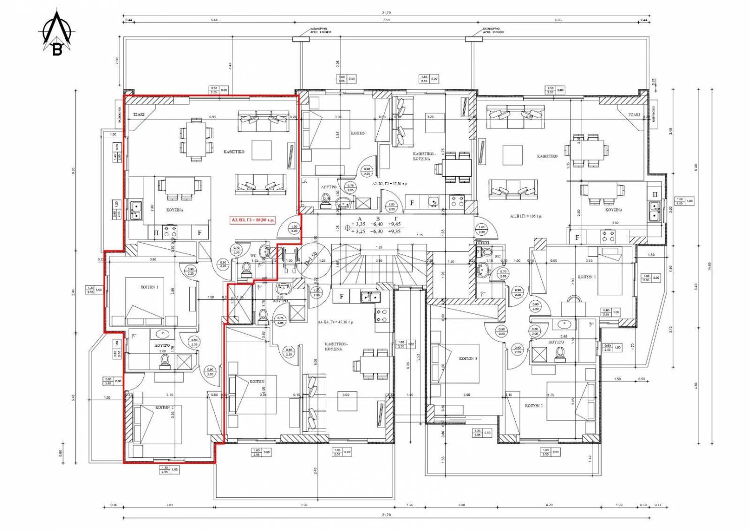 2-room flat Πλάτωνος, 54, Center, Kalamata image 2