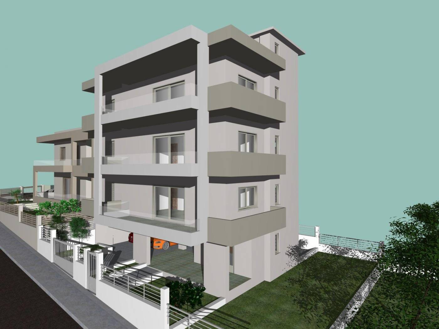 3-room flat Κόντογλου Φώτη, Center, Kalamata