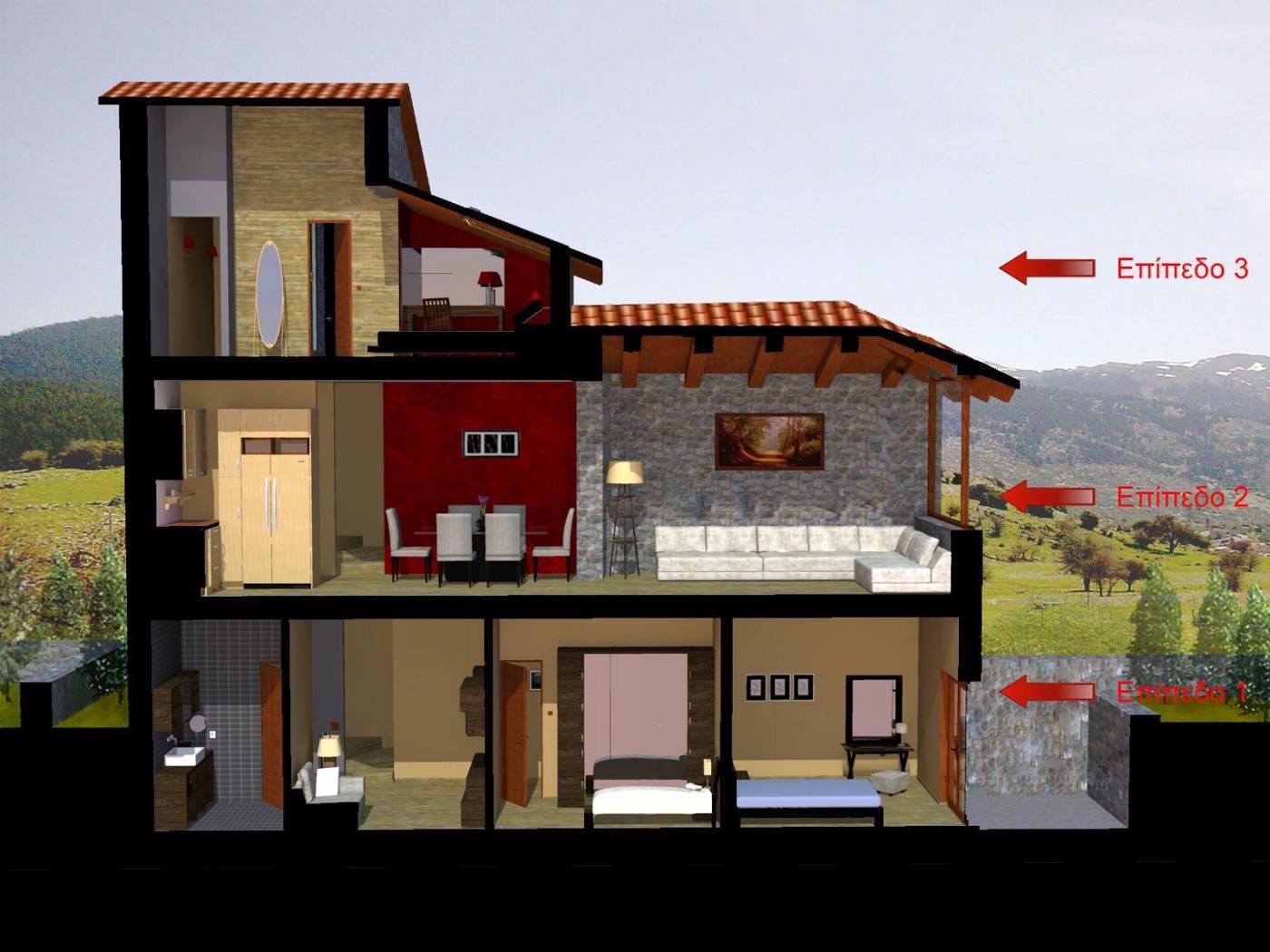 Single family villa Επ. Οδός 37-Αράχωβας-Επτάλοφου, Center, Arachova image 2