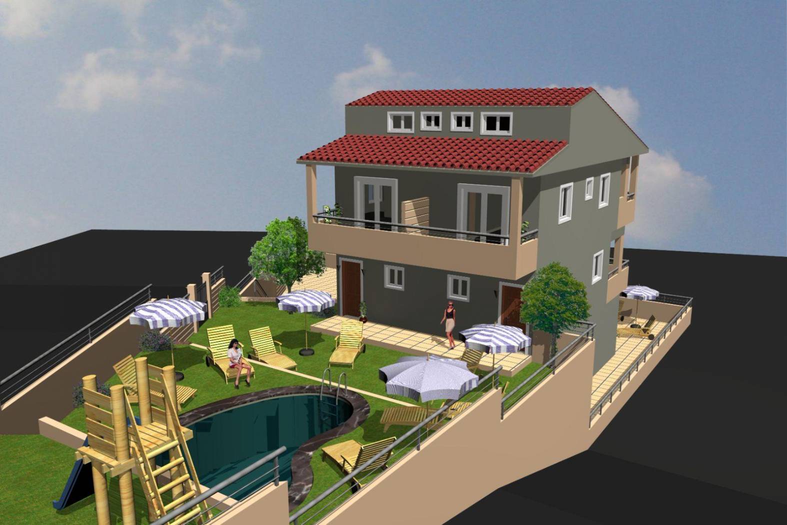 Duplex Ασκληπιού, Center, Marmari