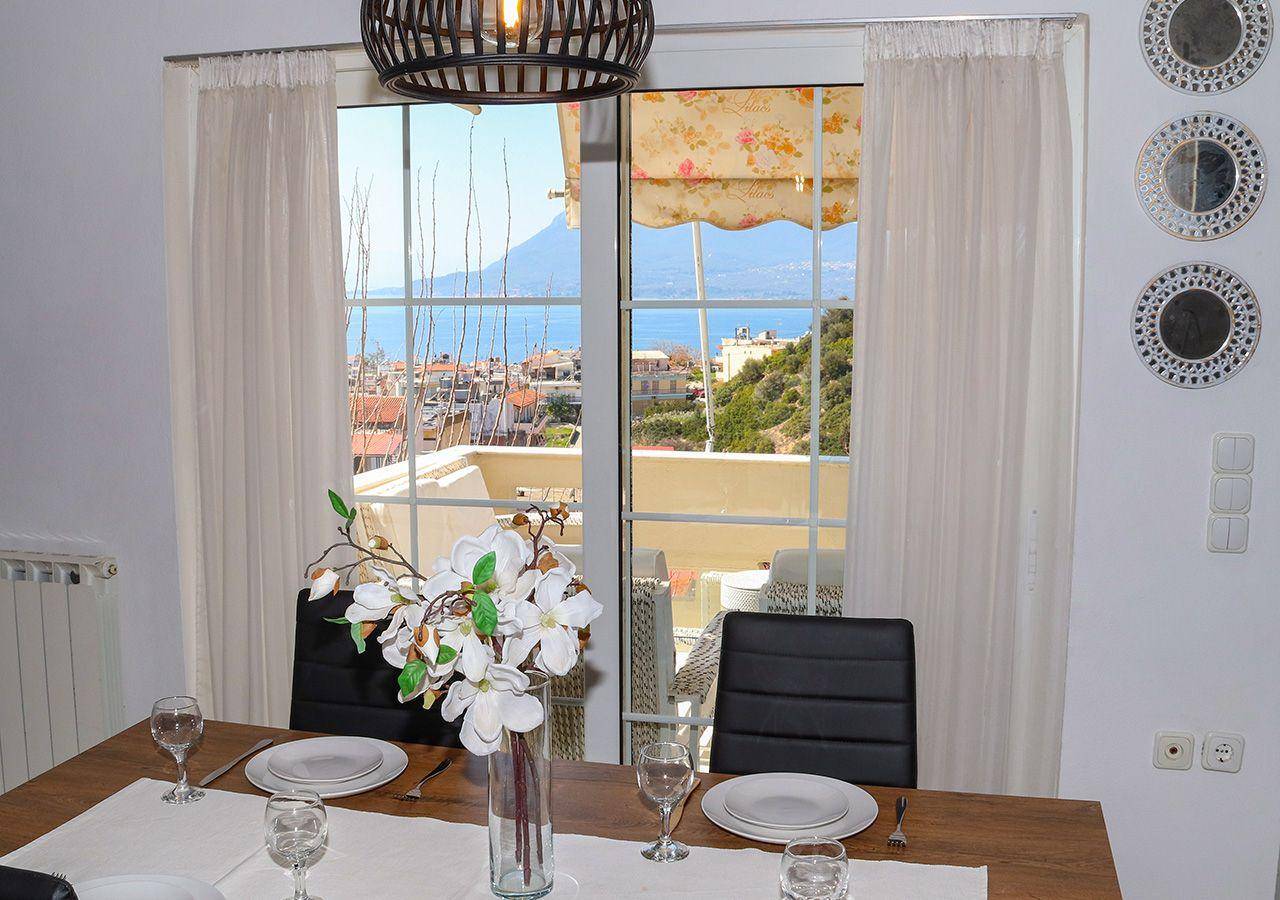 3-room flat 25ης Μαρτίου, Center, Aidipsos image 2