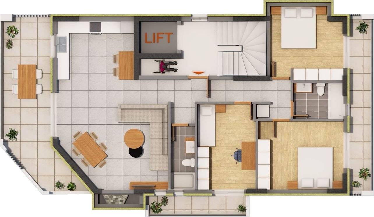 3-room flat Θερμοπυλών, 1, Center, Pallini (Attica)