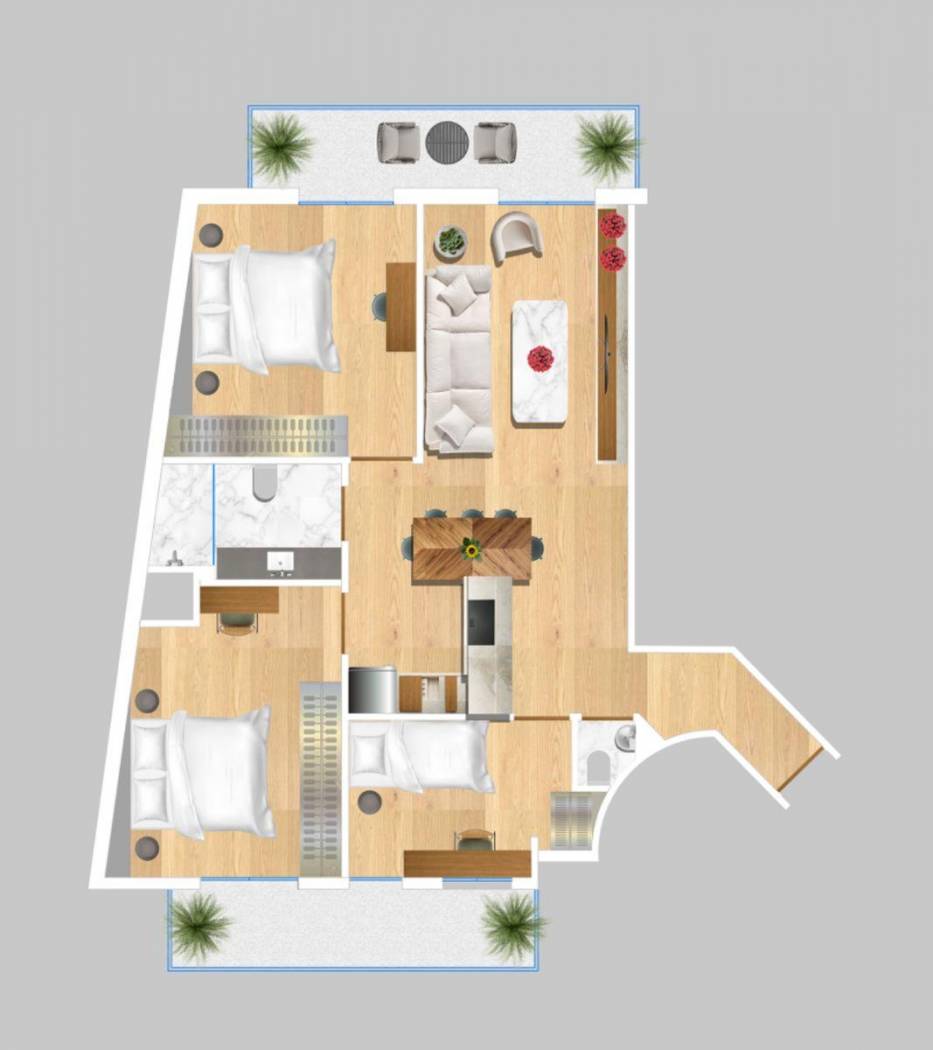 3-room flat Eftychidou, 2, Pagkrati Center, Pagkrati image 2