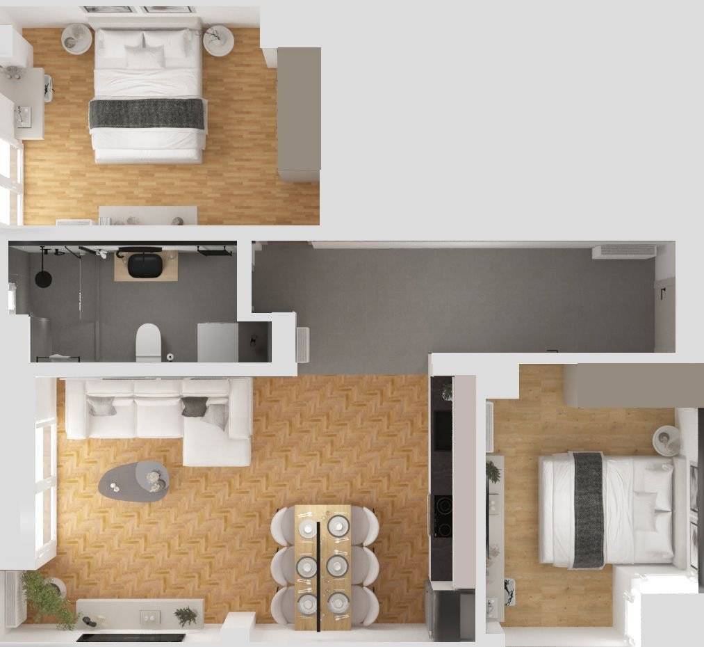 2-room flat Φαίδρου, 1, Alsos Pagkratiou, Pagkrati